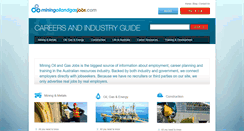 Desktop Screenshot of miningoilgasjobs.com.au